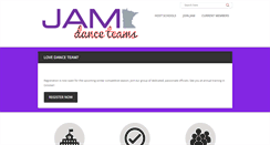 Desktop Screenshot of jamdanceteams.org